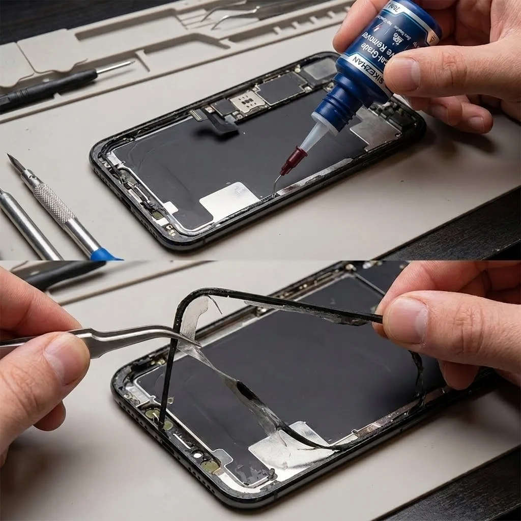 Zestaw do usuwania kleju optyc – Phone Opening Tool recenzja i cena